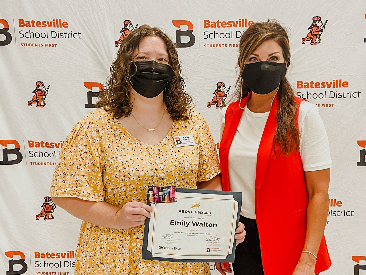 Citizens Bank, Batesville Schools honor Emily Walton for going ‘Above & Beyond’