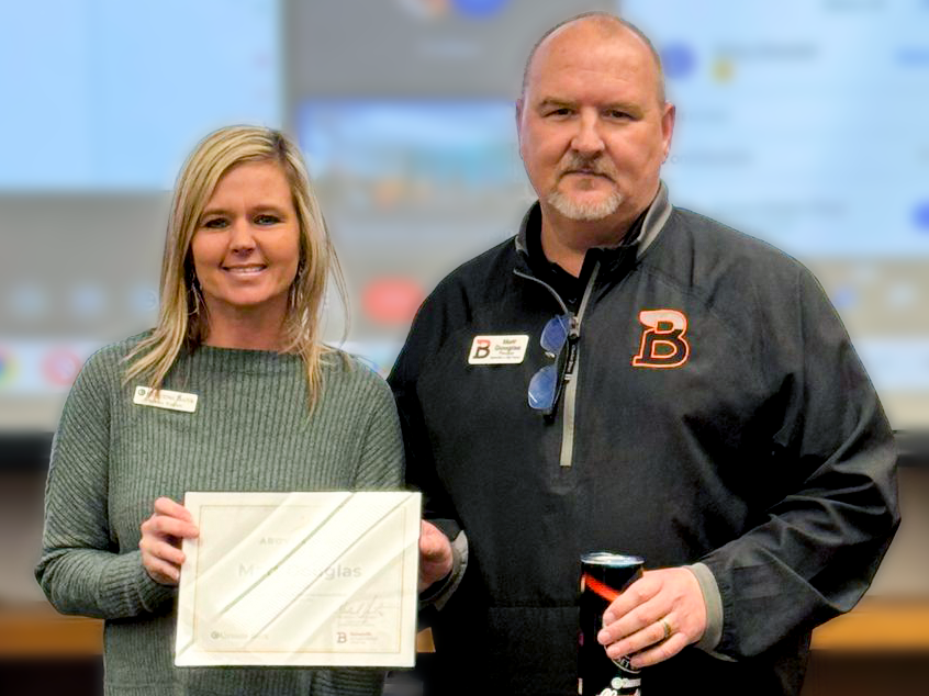 Citizens Bank, Batesville Schools honor Matt Douglas for going ‘Above & Beyond’